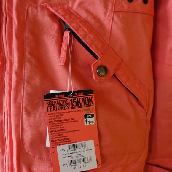 Ride Magnolia insulated snowboarder snow board winter ski Jacket S SM Small XS 0 - Picture 6 of 12